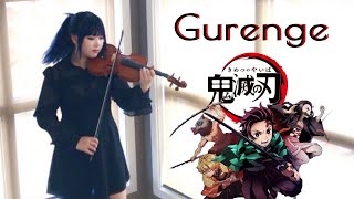 『LiSA  Gurenge』VIOLIN COVER  Demon Slayer Kimetsu no Yaiba OP 紅蓮華  YuA Violin [upl. by Wendi]