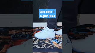 2024 Retro 11 Jordan Legend Blues review shoelover sneakerhead 2024release legendblue [upl. by Suellen973]