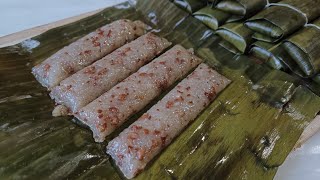 Ganito ang gawin mo sa malagkit na bigas para sa napakasarap na Suman Inatata recipe [upl. by Parthen]