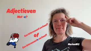 Adjectieven met of zonder e [upl. by Schluter]