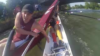 Boat Accident During Rowing Race Nearly Claims a Life [upl. by Heather]