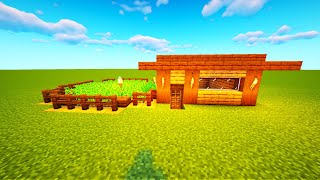 APRENDE YA 👉 Cómo Construir una CASA de MADERA SENCILLA para Minecraft SURVIVAL [upl. by Ammej]