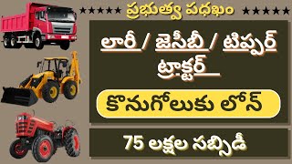 subsidy loans scst corporation loan detailsAntharnetra [upl. by Rehtaef]