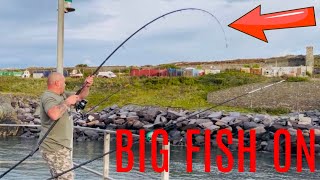 Sea Fishing at Amlwch Breakwater [upl. by Mixam]