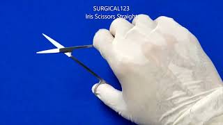 Iris Scissors Straight  Fine Delicate Sharp Points  Surgical123 [upl. by Sileas149]