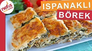 Sodalı Ispanaklı Tepsi Böreği  En pratik ıspanaklı börek yapımı [upl. by Gabriello]