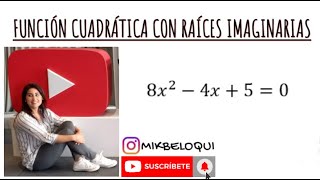 Funcion cuadrática con raices imaginarias en calculadora cientifica Mica [upl. by Chandal]