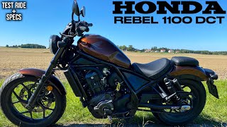 Honda Rebel 1100 DCT Test Ride and Specs [upl. by Docilu]