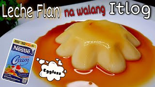 How to Cook Eggless Leche Flan with All Purpose CreamLeche Flan Recipe [upl. by Lynnette]