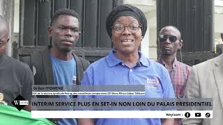 INTERIM SERVICE PLUS EN SET IN NON LOIN DU PALAIS PRESIDENTIEL [upl. by Carli]