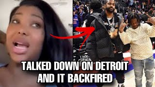 Summer Walker Tried Dissing Detroit and It Backfired Rappers Werent Having It [upl. by Niamert]