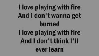 The Runaways  I love playing with fire lyrics on screen [upl. by Adnowal]