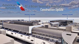 LAX 16 Billion American Airlines Terminal 4 Rebuild Construction Update [upl. by Jordans]