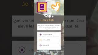 🙏 Un Cœur Humble  Quiz Testez Votre Connaissance de l’Humilité à Travers la Bible 🌿 [upl. by Etta]