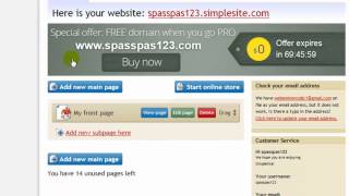 SimpleSite Review Features of Website Builder [upl. by King]