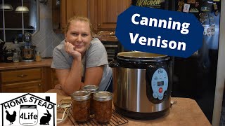 Canning Venison with the Carey Electic Pressure Canner [upl. by Cohette]