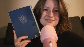 ASMR Gemütlich Märchen vorlesen German whispering mit Kaminknistern [upl. by Keene]