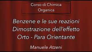 Dimostrazione orientamento Orto Para del Toluene L77 ProfAtzeni ISCRIVITI [upl. by Yart]