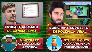 ACUSAN A MrBEAST DE CANIBALlSMO  BOBICRAFT EN POLEMICA VIRAL 😔  STUMBLE GUYS vs BRAWL STARS [upl. by Emmuela301]