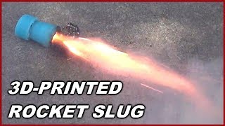 Massive 3DPrinted ROCKET Slugs  First Test [upl. by Salahi423]