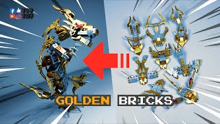 ⛔ FULL How to Build Golden Bricks Dragon 【Fake】LEGO Ninjago Bricks MOC Tutorial 乐高 ЛЕГО 레고 レゴ [upl. by Araccat]