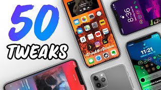 Top 50 BEST iOS 135 Jailbreak Tweaks for iOS 13 GET iOS 14 w Cydia Tweaks [upl. by Nosemyaj]