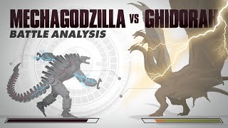 Mechagodzilla vs Ghidorah  Battle FACE OFF  InDepth Combat Analysis [upl. by Sidoma]