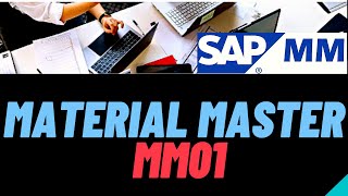 SAP MM  Tcode MM01  MM01 Tcode SAP  Material Master SAP  SAP MM01  Material Master MM01 [upl. by Mehsah]