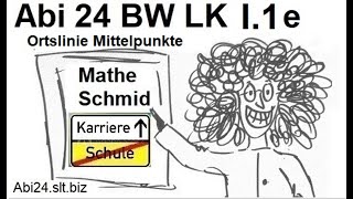 Das Abitur 2024 Baden Württemberg Wahlteil Mittelpunktskurve Ag I1e  Mathematik vom Mathe Schmid [upl. by Etram]