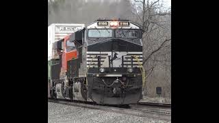 NS Non Stop Action on the Pittsburgh Main Line Train after Train BNSF Foreign Power in Jeannette Pa [upl. by Olegnalehcim]