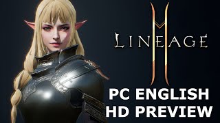 Lineage 2M English PC Gameplay Preview Max Graphics 1440p HD [upl. by Aicylla]