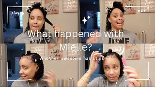 The Mielle Scandal Is it really gone easy natural hairstyle for you to try [upl. by Anairb]