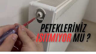 Kalorifer Peteğinin Havası Nasıl Alınır  kalorifer petek soguk sıcak [upl. by Doane]