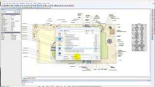 Using the SaveAs option in gCADPlus landscape software [upl. by Ahsaet386]