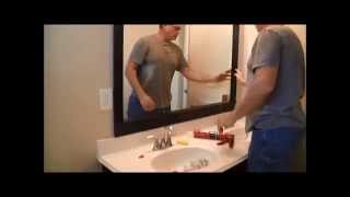 Framing bathroom mirrors [upl. by Acireh]