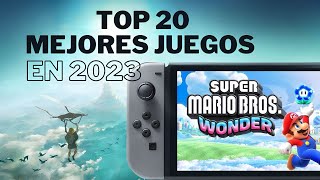 20 mejores JUEGOS de NINTENDO SWITCH actualizado 2023🤯😲 [upl. by Nedgo14]