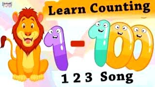 Learn Counting 1 100  Easy Numbers Song In English For Kids  Beginners  1100 Rhyme [upl. by Hillegass307]