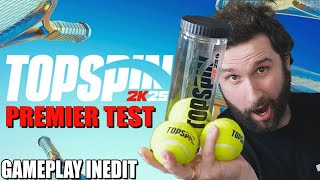 Jai TESTÉ TOP SPIN 2K25 🎾 PREMIER TEST GAMEPLAY INEDIT amp INTERVIEW [upl. by Sussna]