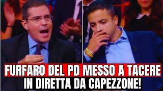 CAPEZZONE ZITTISCE MARCO FURFARO DEL PD IN DIRETTA [upl. by Neirad]