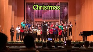 Song “Christmas” Tbilisi V Sarajishvili house Student Choir of the State Conservatory [upl. by Adnar894]