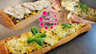 Ciabatta Pizza mit Thunfisch was ganz einfaches  Ciabatta Bread [upl. by Cyprio54]