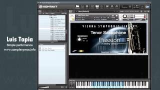 DESCARGA GRATIS Tenor Saxophone Vienna Symphonic  DEMO  JUNIO 2020  Lucho Tapia [upl. by Jena32]