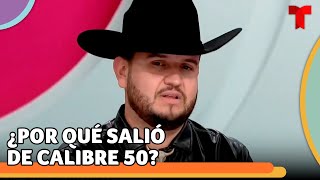 Edén Muñoz revela motivos de su salida de Calibre 50  Telemundo Entretenimiento [upl. by Bayard]