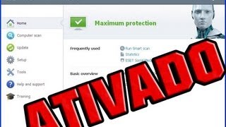 como baixar instalar e ativar esetnod 32 antivirus 6 32 bits 64 bits ptbr [upl. by Earezed]