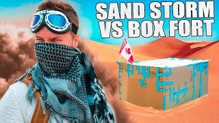 BOX FORT VS DESERT SANDSTORM 📦 [upl. by Weigle]