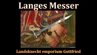 Time to make a Messer of things Landsknecht Emporium Gottfried Messser [upl. by Ecnarf]