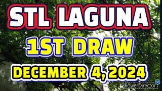 STL LAGUNA RESULT TODAY 1ST DRAW DECEMBER 4 2024 11AM  WEDNESDAY [upl. by Afital717]