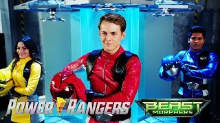 Blaze and Roxy Original Power Rangers  Beast Morphers E18  Power Rangers Official [upl. by Airebma]