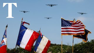 LIVE Biden and Macron mark 80th DDay anniversary in Normandy [upl. by Allemahs]