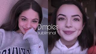 Dimples Subliminal Listen 5x 🌷 [upl. by Naihtsirc358]